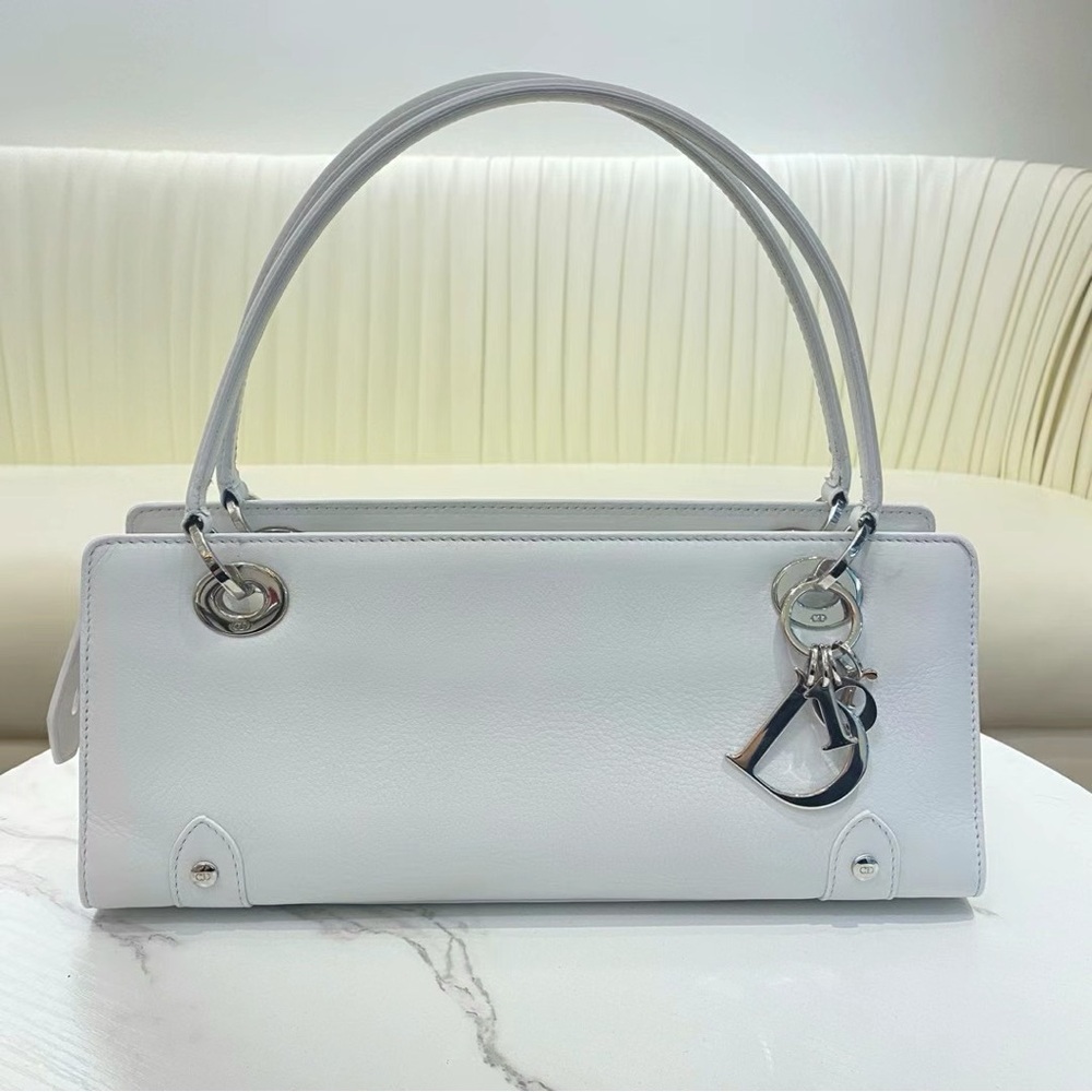 Lady Dior East West Shoulder Bag Perfect Condition